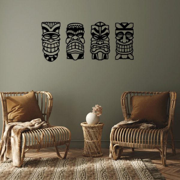 Tiki Mask Set