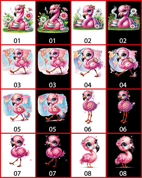 Kinder T-Shirt Flamingo - Afbeelding 2