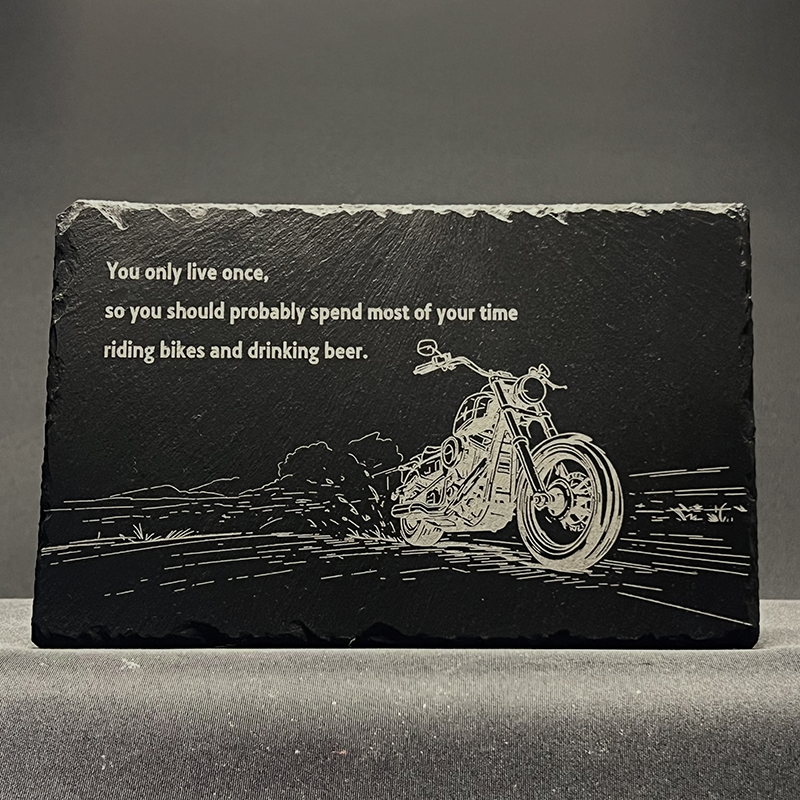 Leisteen tegel You Only Live Once