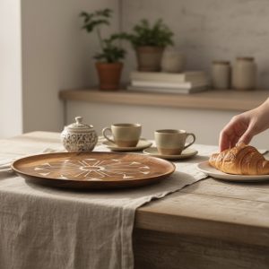 Serveerschaal Polynesian Flower