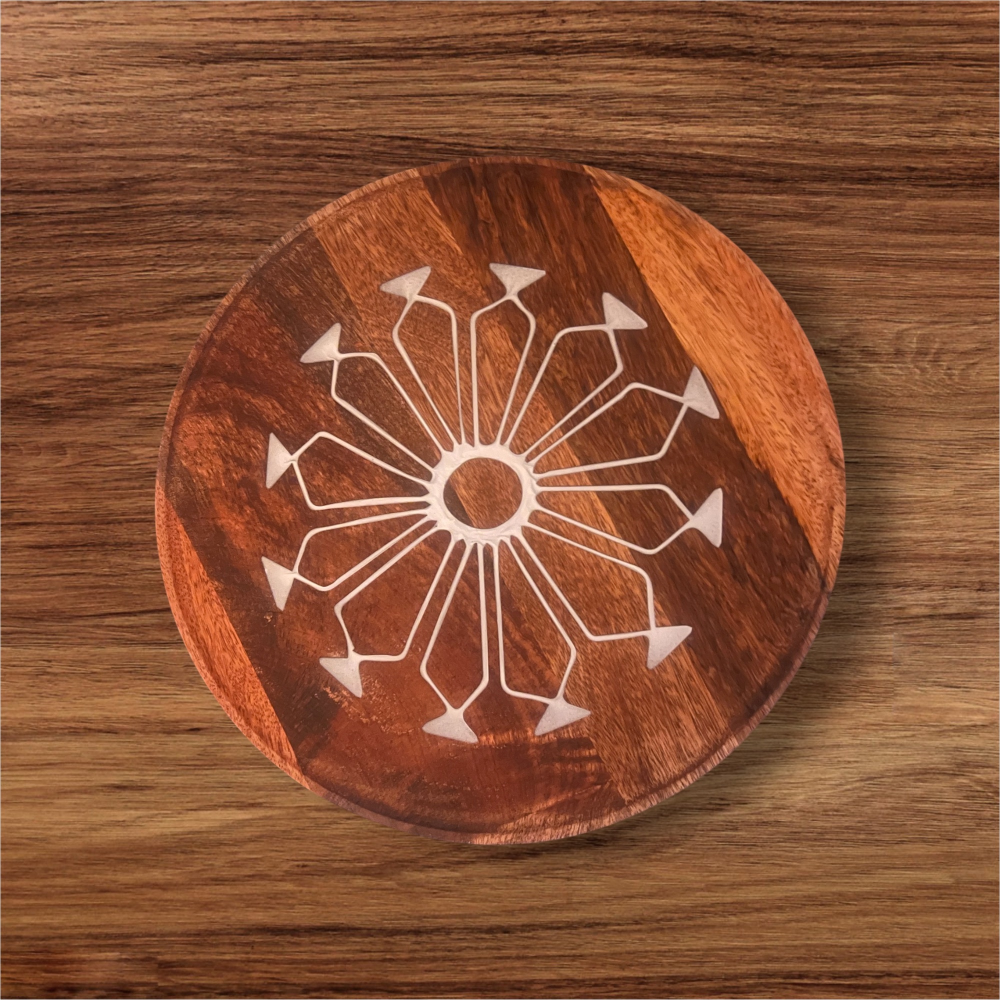 Serveerschaal Polynesian Flower - Afbeelding 3