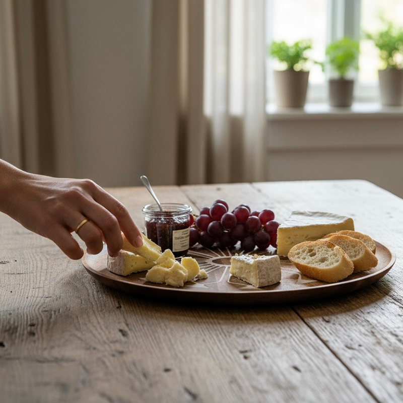 Serveerschaal Polynesian Flower - Afbeelding 2